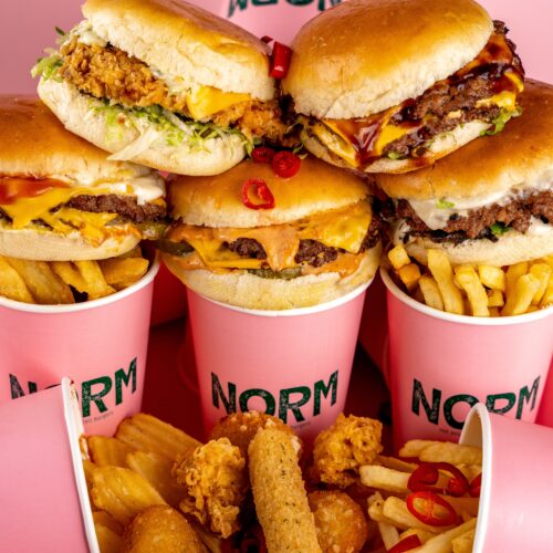 The Mega Burger-Cup Party Tower