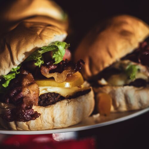 Crispy Bacon & Cheddar Sliders Duo