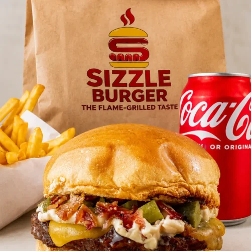 Sizzle Bacon & Pickle Combo Meal