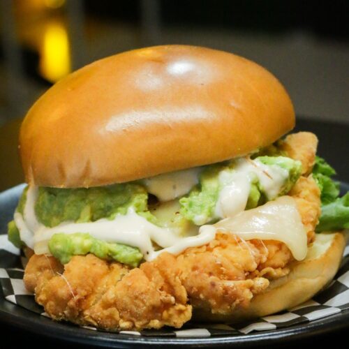 Avocado Crispy Chicken Burger